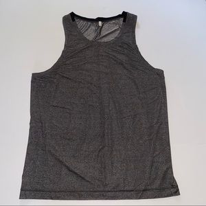 Lululemon Men’s Muscle Gray Tank Top Vented Mesh